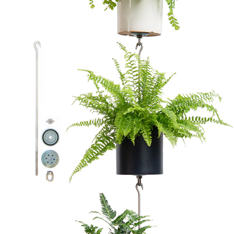 stacked hanging planter Single 17-inch Medium Kit