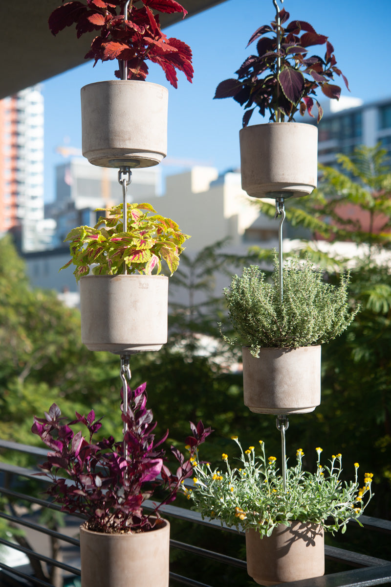 unglazed clay pots for plants Greige Clay Pot